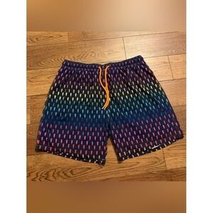 Capelle 3XL Premium Compression  Hybrid Swim Shorts Rainbow Seahorse
